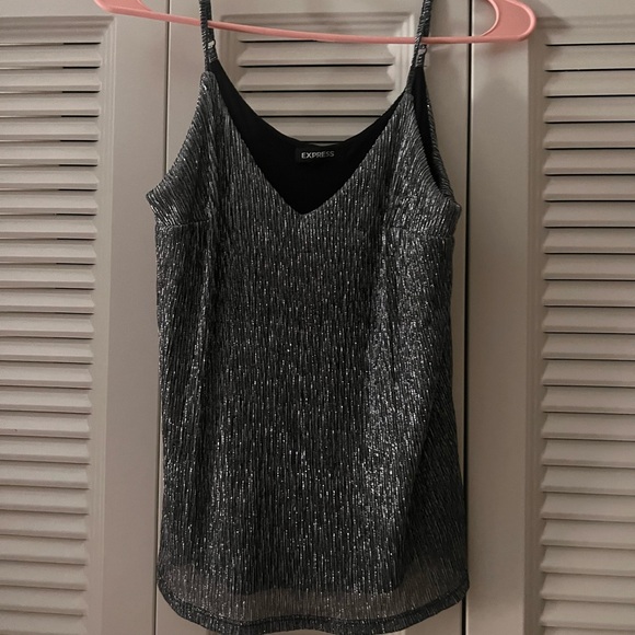 Express Sparkly Tank Top - Picture 2 of 5